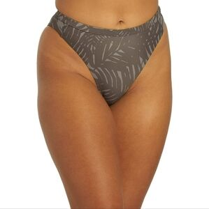 Sporti x Stef Corgel | NWT Isla Palm Shadow High Waisted Cheekini Bottom Medium